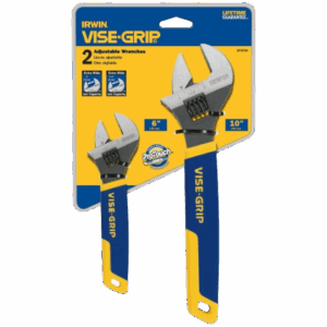 IRWIN VISE-GRIP Adjustable Wrench Set, SAE Crescent Wrenches, 6-Inch & 10-Inch (2078700)